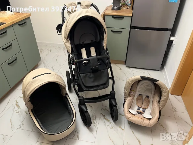 Бебешка количка Fintera Elegance + ПОДАРЪЦИ, снимка 8 - Детски колички - 55617675