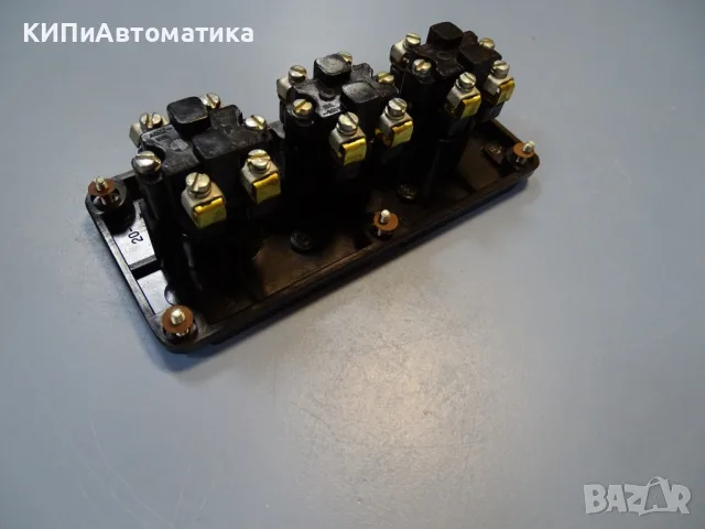 команден бутонен пост ПКЕ 112-ЗУЗ USSR push button control station 10A 500VAC, снимка 3 - Резервни части за машини - 55400648