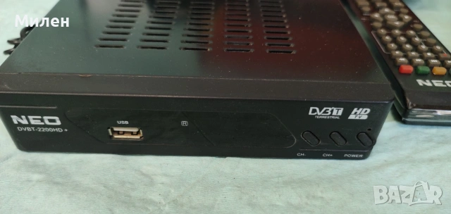 Приемник декодер с гаранция 1 година + антена за ефирна цифрова телевизия NEO DVBt-2200 HD Tuner тун, снимка 5 - Приемници и антени - 55086287