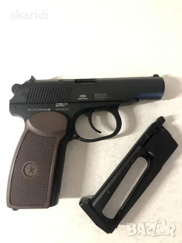 ВЪЗДУШЕН ПИСТОЛЕТ GLETCHER PM 1951 CO2 4.5BB, снимка 2 - Въздушно оръжие - 55688243