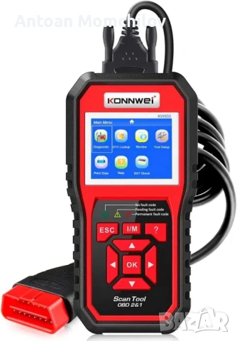 OBD2 скенер KONNWEI KW850 авто диагностика