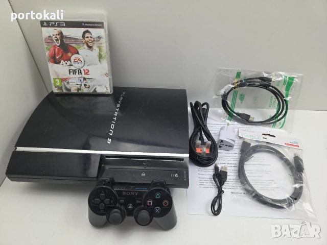 ХАКНАТ! PS3 Playstation 3 Плейстейшън 3 320GB пълен комплект