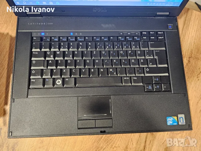 Ретро Лаптоп Dell Latitude E5500 Core 2 Duo, 4GB RAM, 500GB SSHD | COM порт | 1ч Батерия | DVD-RW, снимка 3 - Лаптопи за дома - 55618745