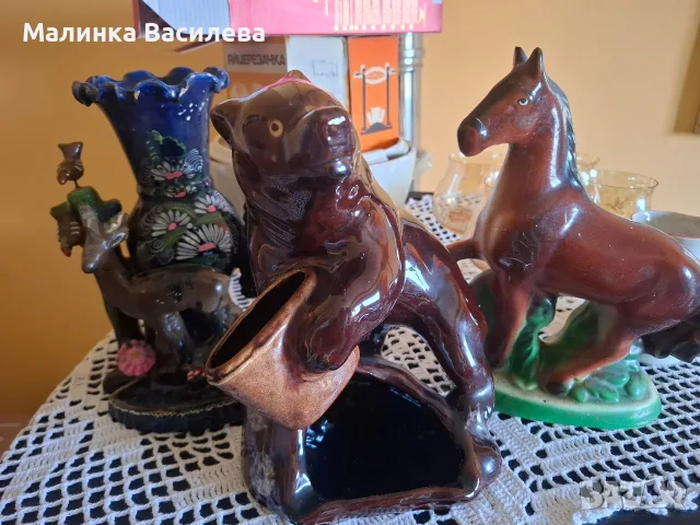стари керамични фигури , снимка 5 - Декорация за дома - 55352165