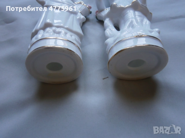 Чифт порцеланови фигури 21см., снимка 3 - Колекции - 54213275
