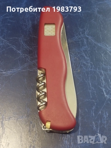 Стар модел голям 111 мм.Victorinox Switzerland с трион, снимка 7 - Ножове - 54822127