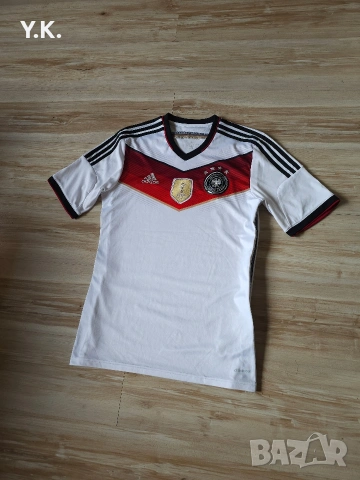 Оригинална мъжка тениска Adidas Climacool x Germany National Football Team / Season 14-15 (Home), снимка 2 - Тениски - 54847326
