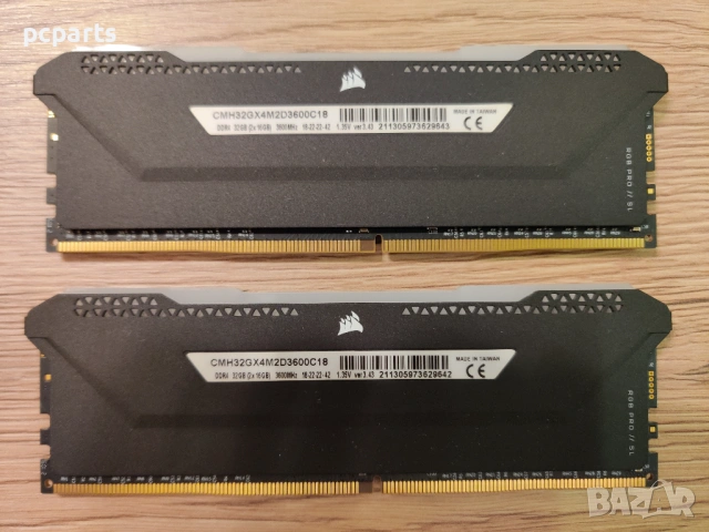 RAM Corsair Vengeance RGB Pro SL 32GB 3600MHz DDR4, снимка 2 - RAM памет - 54944320