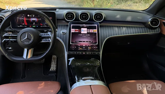 Mercedes-Benz C 300 e AMG / Plug-in Hybrid / 360° / Burmester / Panorama / Memory, снимка 9 - Автомобили и джипове - 55423215
