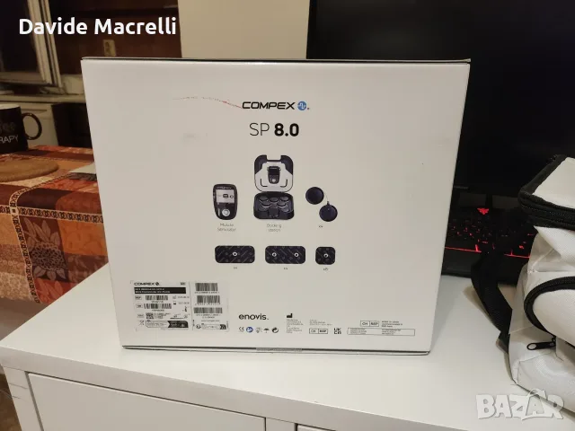 Compex SP 8.0 Безжичен с 6 модула, електроди и гаранция от Amazon