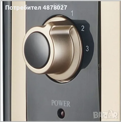 Радиатор, 2500W,13 ребра,3 степени,Поставка за дрехи,Регулируем термостат, снимка 2 - Радиатори - 55673445