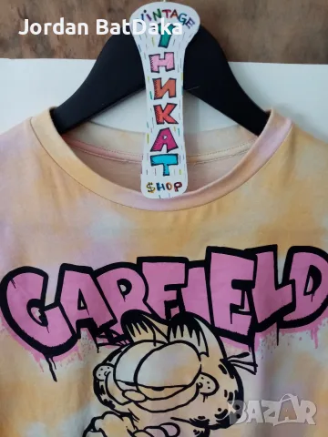 Тениска Garfield S#, снимка 5 - Тениски - 55678274
