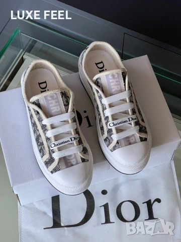 Dior ⚜️Дамски Кецове, снимка 7 - Кецове - 54368557