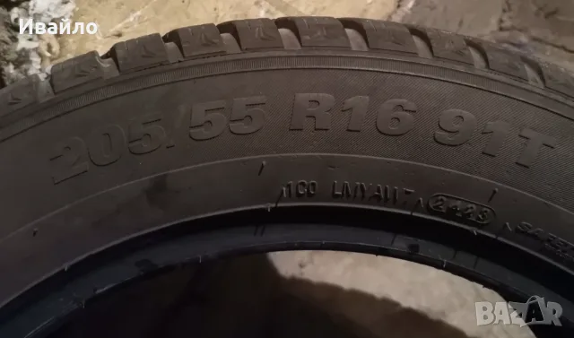 Продавам 1 брой зимна гума 205.55.16 дот 2023 KUMHO , снимка 2 - Гуми и джанти - 55387908