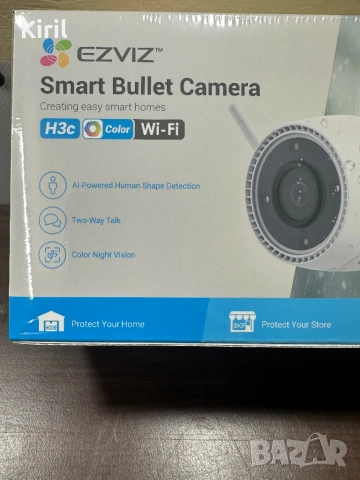 Безжична wi-fi видеокамера EZVIZ H3C, снимка 5 - IP камери - 54891433