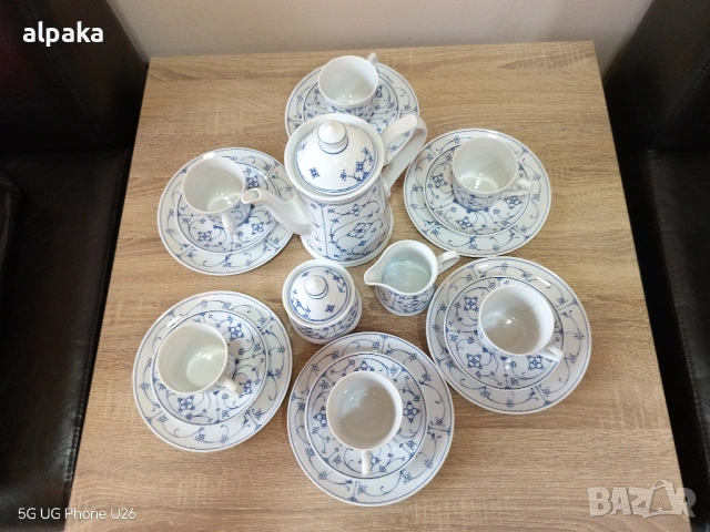 Продавам чисто нов порцеланов сервиз Tchibo Germany, 15 части, снимка 3 - Сервизи - 54948334