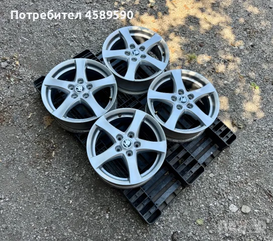 4бр.Алуминиеви джанти BORBET 16цолa 5x112 - Skoda Octavia,Karoq,Yeti,Vw T-Roc,Caddy,Passat,Seat Ate, снимка 2 - Гуми и джанти - 55583774
