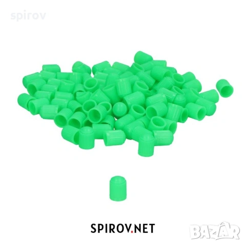 Капачки за автомобилни винтили за гуми – 100 бр., снимка 5 - Аксесоари и консумативи - 53951608