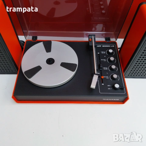 НАЙ ДОБРАТА ОФЕРТА Ретро Грамофон с тонколони Telefunken Hit 2000 LS , снимка 3 - Тонколони - 54767635