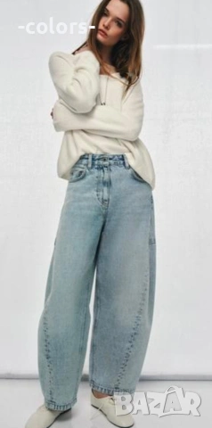 Дънки barrel fit Zara