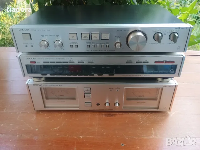  Luxman C-02 / M-02 / T-530  / T-02 – ТОП състояние, снимка 2 - Ресийвъри, усилватели, смесителни пултове - 55645582