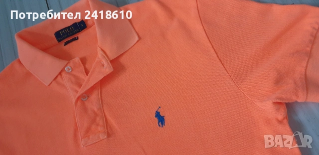 POLO Ralph Lauren Pique Cotton Classic Fit Mens Size S ОРИГИНАЛ! Мъжка Тениска!, снимка 4 - Тениски - 54371288