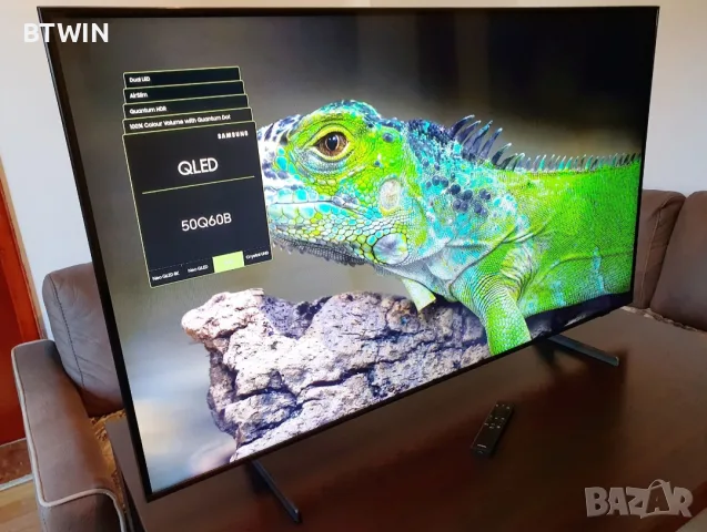 Телевизор - Samsung 50 ИНЧА - QLED - SMART TV - UHD - HDR !, снимка 7 - Телевизори - 55311335