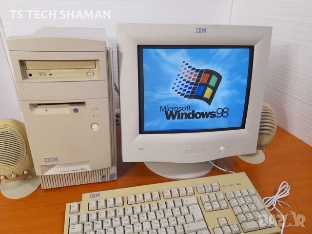 ⭐Продавам рядък НОВ ретро монитор IBM E54 произведен 2000 година⭐, снимка 6 - Антикварни и старинни предмети - 54610037