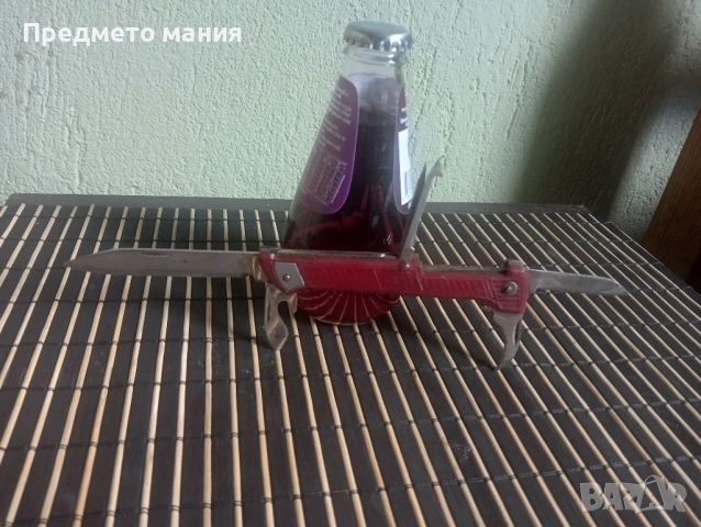 Ретро съветско сгъваемо ножче СССР / Многофункционално руско джобно ножче