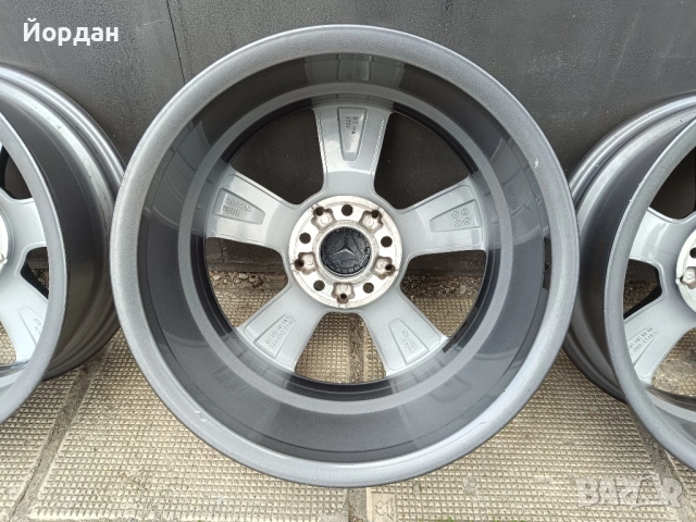 ОРИГИНАЛНИ джанти 17 ' цола 5x112 MERCEDES C KLASSE W205 / МЕРЦЕДЕС 7J ET48,5, снимка 16 - Гуми и джанти - 54783388