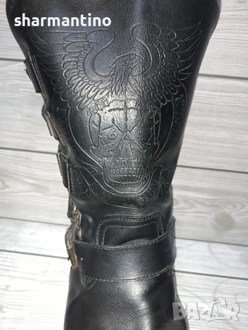 Каубойски Кожени ботуши N 41,5 Unisex, снимка 3 - Дамски ботуши - 54488227