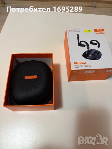 OneOdio EKSA S30 Отворено ухо Bluetooth хендсфри Слушалки с Устойчивост на Пот и Кутийка за Зареждан, снимка 2 - Bluetooth слушалки - 54721957