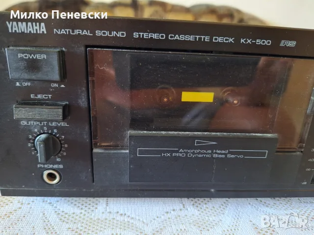YAMAHA KX 500 STEREO CASSETTE DECK.MADE IN JAPAN., снимка 2 - Декове - 55582468