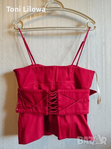 Karen Millen дамски топ , снимка 2 - Корсети, бюстиета, топове - 54435922