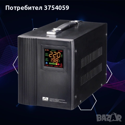 Стабилизатор със серво MOTOP RAGGIE 1500VA/2000VA – Защита от напреженови колебания с прецизна стаби, снимка 4 - Друга електроника - 55148334
