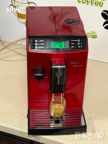 Кафемашина кафе автомат Saeco minuto с гаранция, снимка 6 - Кафемашини - 54118402