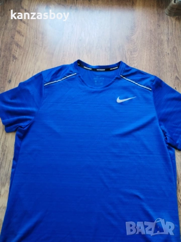 Nike Miler Short Sleeve Men's Running Tee - страхотна мъжка тениска Л, снимка 4 - Тениски - 54334136