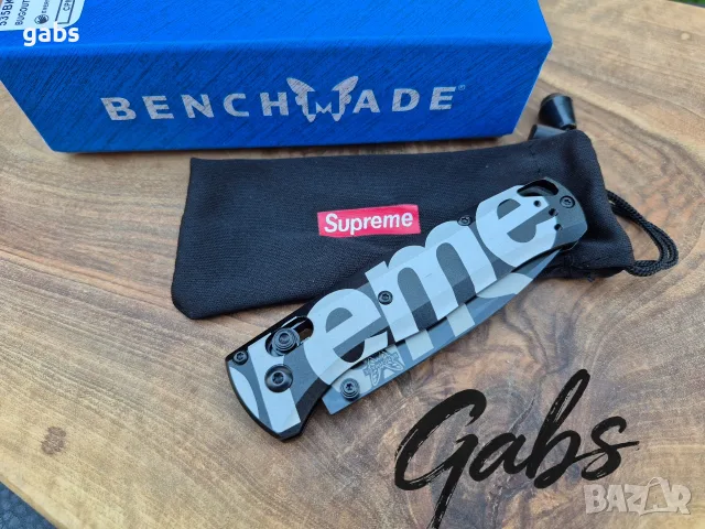 Сгъваем нож SUPREME Benchmade /Bugout Knife 535BK-2203, снимка 12 - Ножове - 55565385