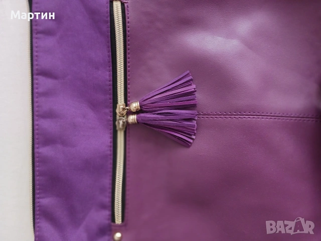 Лилава чанта, снимка 2 - Чанти - 54939739