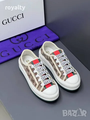 Gucci Нови Дамски Маратонки Гучи с Кутия , снимка 2 - Маратонки - 55622010