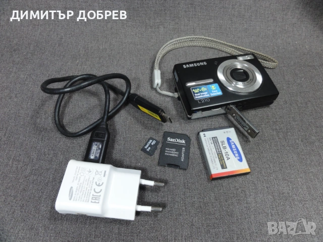 ЦИФРОВ ФОТОАПАРАТ SAMSUNG L210 10.2MP CCD DIGITAL CAMERA Y2K RETRO DIGICAM, снимка 13 - Фотоапарати - 54712457