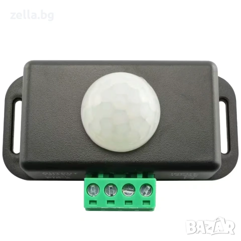 PIR сензор за движение 12V-24V 6A – Превключвател за LED ленти и автомобилно осветление 10225, снимка 9 - Друга електроника - 54661125