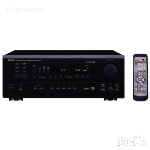 Ресивър за домашно кино Denon AVR-1801 (с дистанционно и инструкция) – Топ състояние!