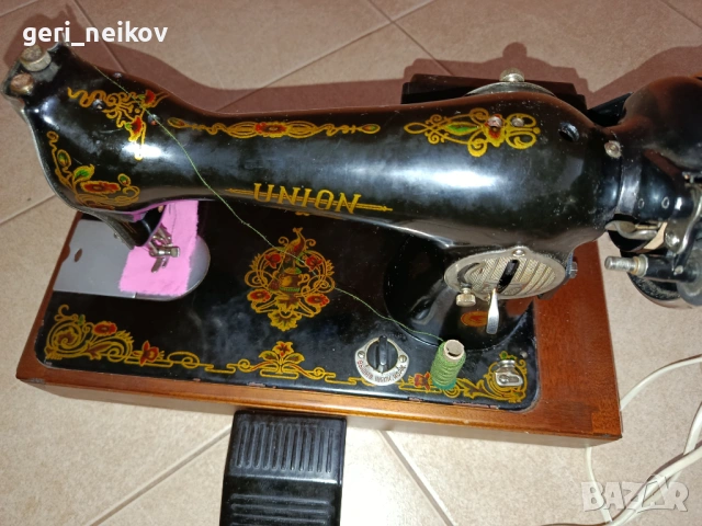 Електрическа шевна машина Юнион, снимка 3 - Шевни машини - 54183236
