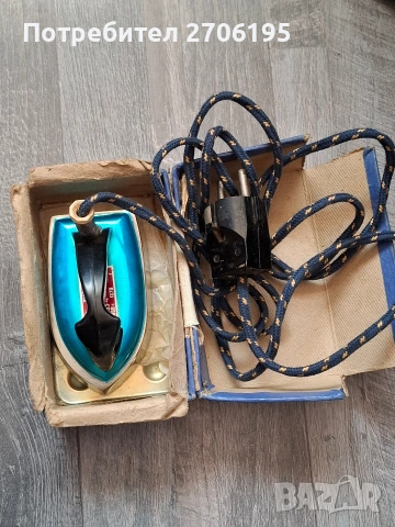 Стара ретро туристическа ютия СССР, снимка 5 - Антикварни и старинни предмети - 54360477