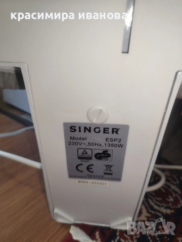 преса за гладене Singer , снимка 6 - Ютии - 54092494
