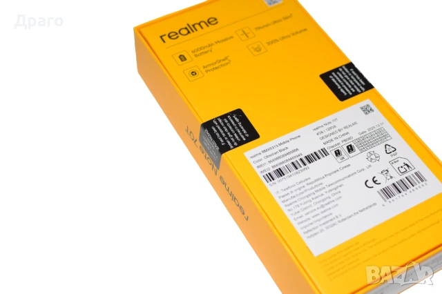 Нов смартфон Realme Note 70T 4GB RAM 128GB Черен, снимка 4 - Други - 54788336