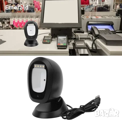 Нов баркод четец 2D / QR / Matrix / 1D  баркод четец скенер, снимка 4 - Оборудване за магазин - 55483584