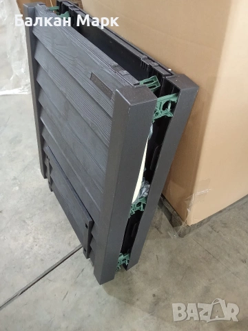 Немски Термо-компостер Garantia Thermo-Wood (400L) – Нов, Внос от Германия, снимка 5 - Други - 53985601