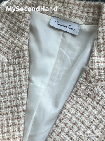 Christian Dior vintage сака L размер, снимка 10 - Сака - 55601608